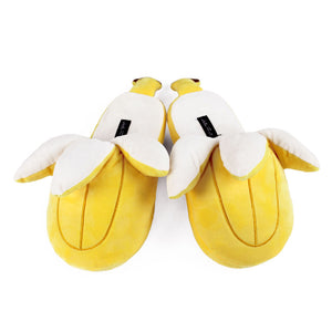 Banana Slippers View of Pair