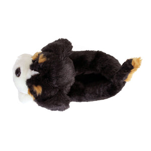 Everberry Bernese Mountain Dog Slippers Top View