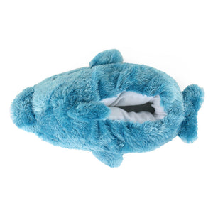 Blue Dolphin Slippers Top View
