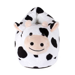 Cow Slippers Front View