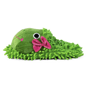 Fuzzy Frog Slippers Side View