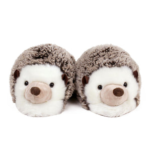Everberry Fuzzy Hedgehog Slippers View of Pair