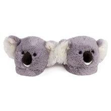 Everberry Fuzzy Koala Slippers View of Pair