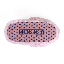 Everberry Fuzzy Pig Slippers Bottom View 