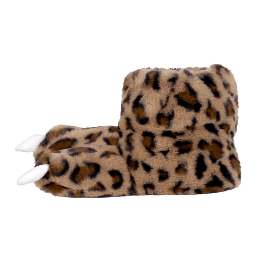 Leopard best sale paw slippers