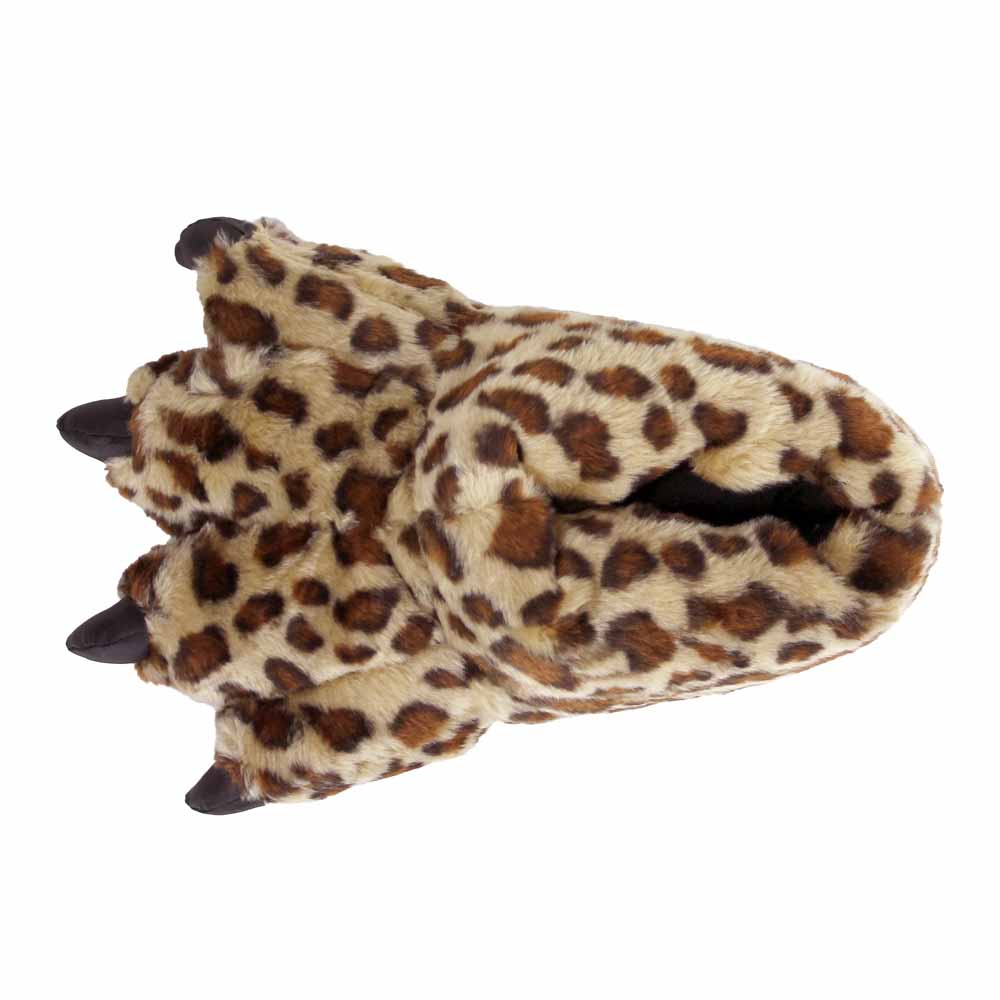 Paw Slippers Cheetah Slippers Walmart Leopard Claw Slippers –