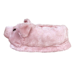 Pink Pig Slippers Side View 