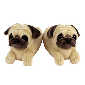 Everberry Pug Slippers View of Pair
