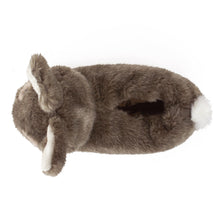 Everberry Brown Bunny Rabbit Slippers Top View