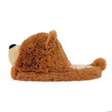 Everberry Fuzzy Bear Slippers Side View
