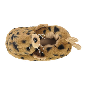 Top view of plush Harbor Seal slipper 