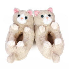 Kitty Cat Slipper top view of pair