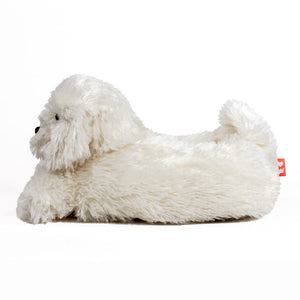Everberry Bichon Frise Dog Slippers Side View