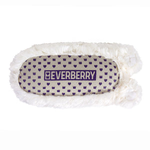 Everberry Bichon Frise Dog Slippers Bottom View
