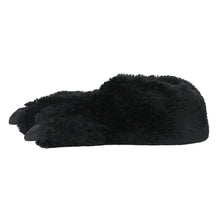 Black Bear Paw Slippers Side View 