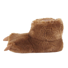 Brown Bear Paw Slippers Side View
