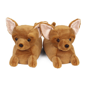 Everberry Chihuahua Slippers View of Pair