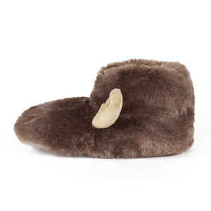 Cozy Moose Slippers Side View