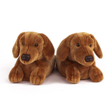 Everberry Dachshund Slippers View of Pair