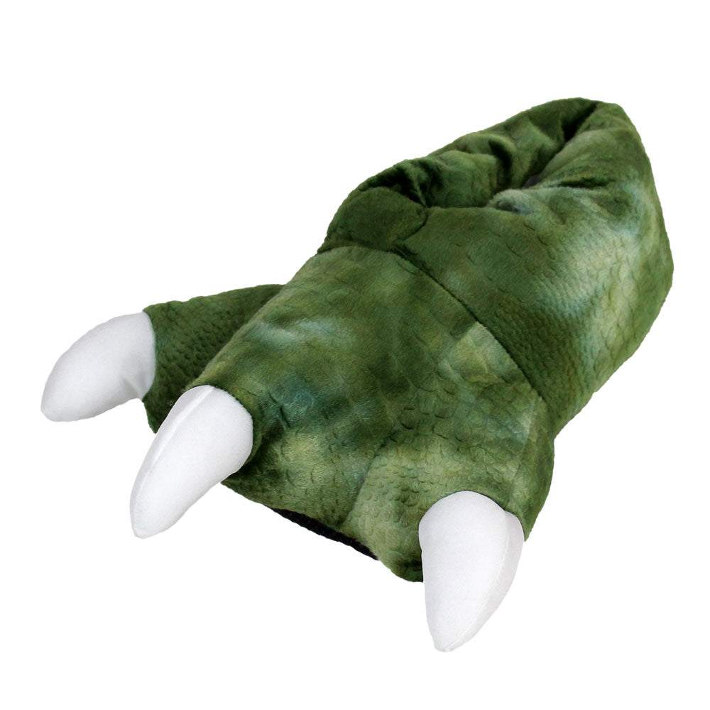 Everberry Dinosaur Feet Slippers with Sound 3/4 View 