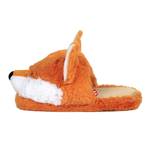 Everberry Fuzzy Fox Slippers Side View