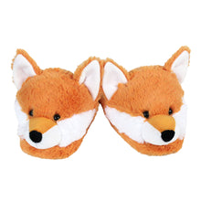 Everberry Fuzzy Fox Slippers View of Pair