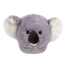 Everberry Fuzzy Koala Slippers Front View 