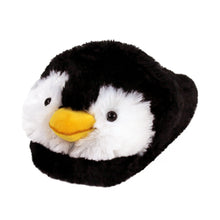 Everberry Fuzzy Penguin Slippers 3/4 View 