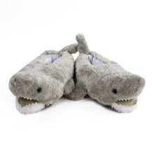 Great White Shark Slippers View of Pair