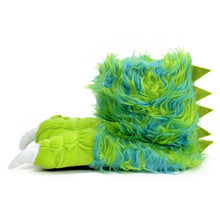 Green Monster Claw Slippers Side View 