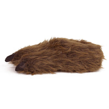 Grizzly Bear Paw Slippers Side View 