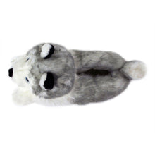 Everberry Husky Dog Slippers Top View 