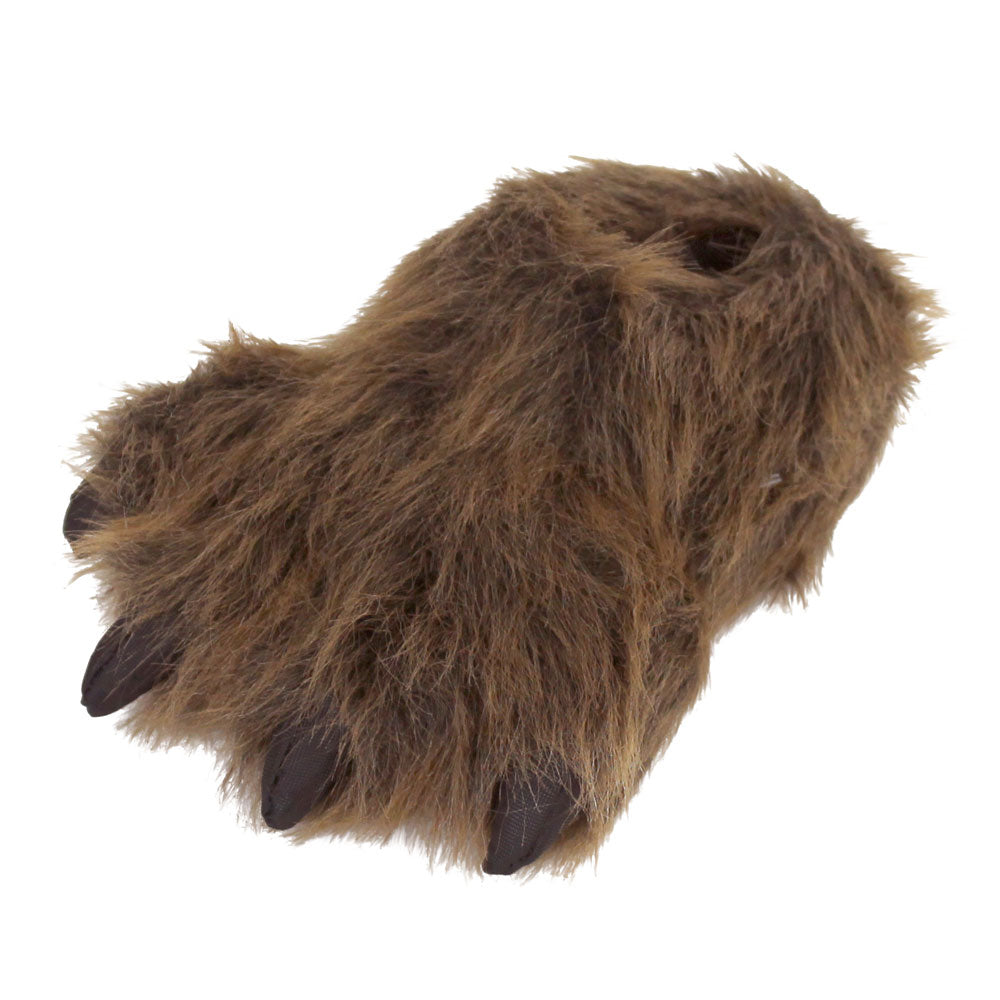 Kids Grizzly Paw Slippers 3/4 View 