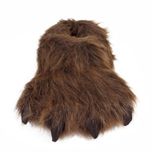 Kids Grizzly Paw Slippers Front View 