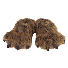 Kids Grizzly Paw Slippers View of Pair