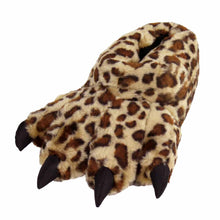Leopard Paw Slippers 3/4 View 