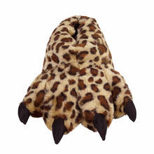Leopard Paw Slippers Front View 