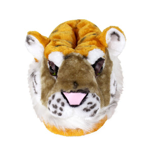 Orange Tiger Slippers Front View