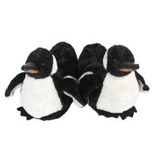 Penguin Slippers View of Pair