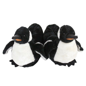 Penguin Slippers View of Pair