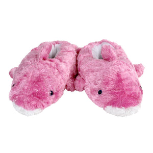 Pink Dolphin Slippers View of Pair