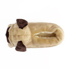 Everberry Pug Slippers Top View 