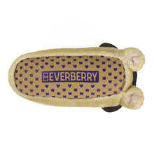Everberry Pug Slippers Bottom View