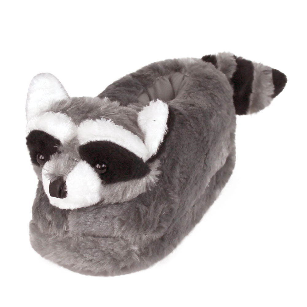 Raccoon Animal Slippers – NoveltySlippers.com