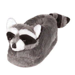 Raccoon Slippers 3/4 View