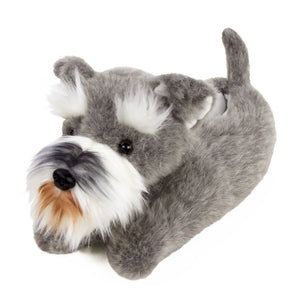 Everberry Schnauzer Slippers 3/4 View