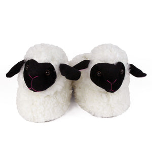 Sheep Slippers View of Pair