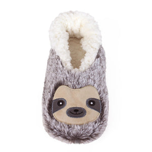 Sloth Sock Slippers Front View