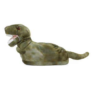 T-Rex Dinosaur Slippers Side View 