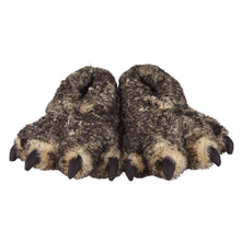 Timber Wolf Paw Slippers View of Pair